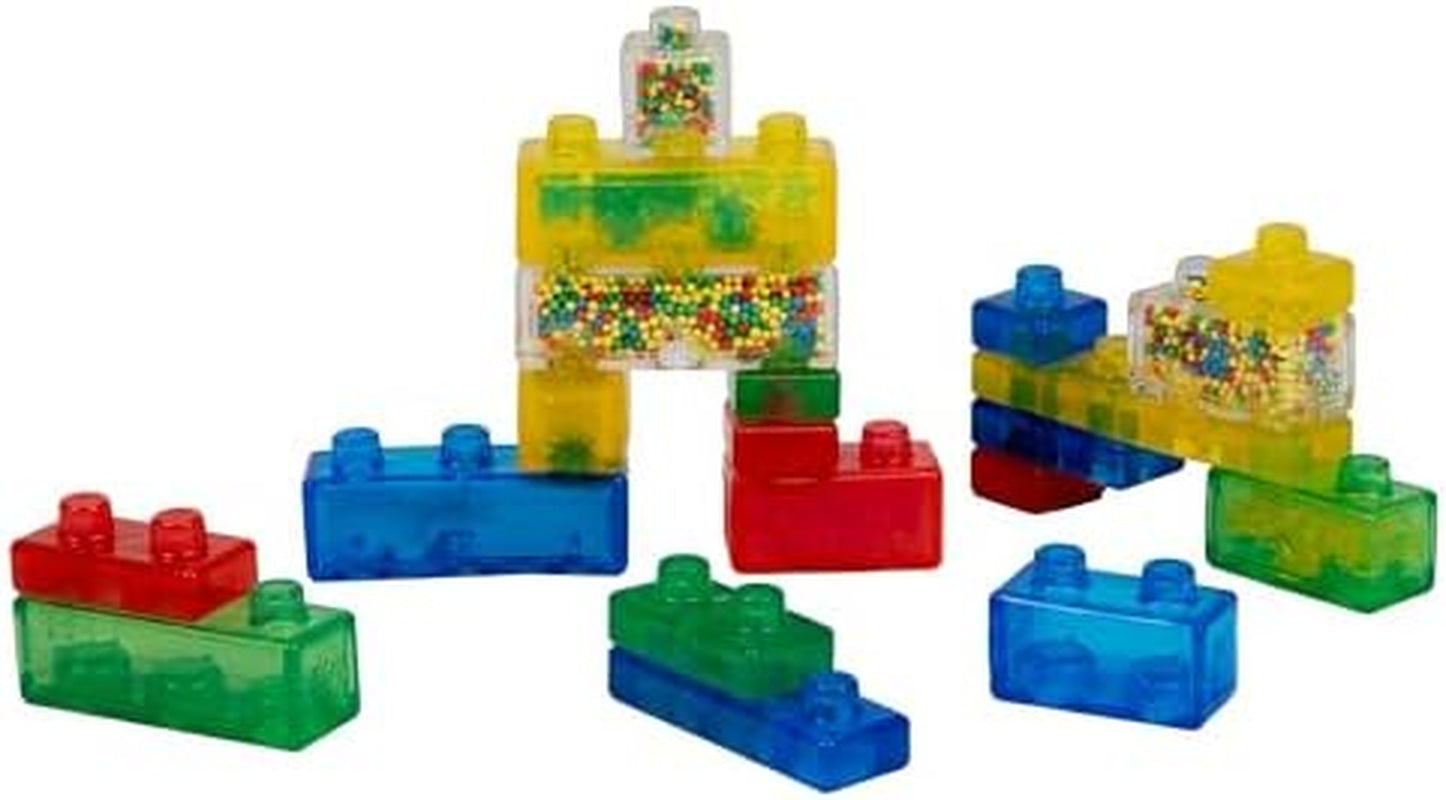 Jelly Blox Creative Kit | Includes 20 Blocks | Toddler & Preschool Building Blocks Kids Can Squeeze, Stretch, Squish | MESH ACCREDITED | Safety Tested & Ouch-Free | Sensory Play Toy Ages 2+